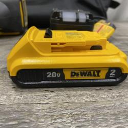 AS-IS DEWALT 20V MAX XR 16-Gauge Electric Cordless Angled Finishing Nailer Kit