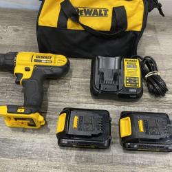 AS-IS DEWALT 20V MAX Cordless 1/2 in. Drill/Driver Kit