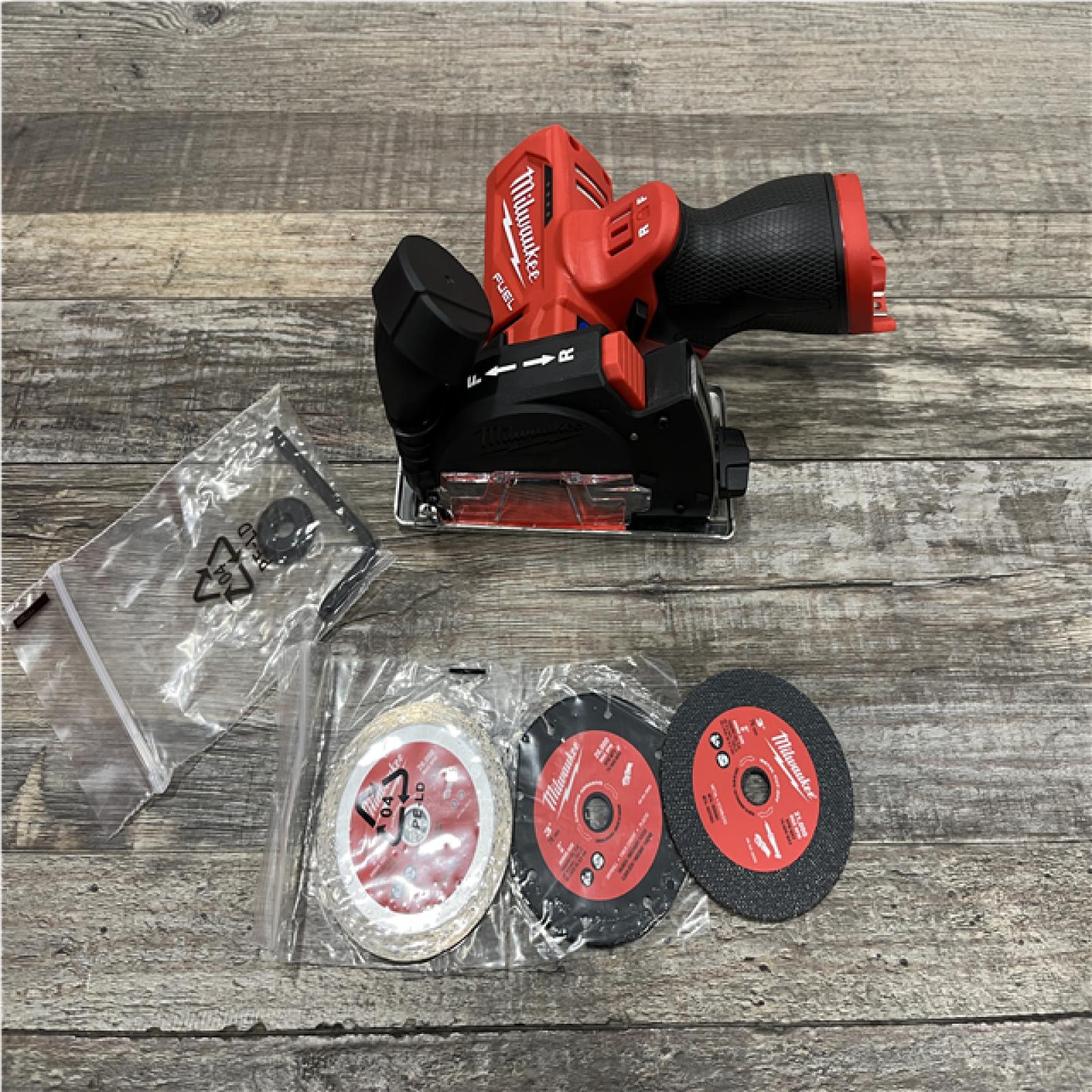 AS-IS Milwaukee FUEL 12V Lithium-Ion Brushless Cordless 3 in. Cut Off Saw (Tool-Only)