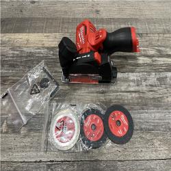 AS-IS Milwaukee FUEL 12V Lithium-Ion Brushless Cordless 3 in. Cut Off Saw (Tool-Only)