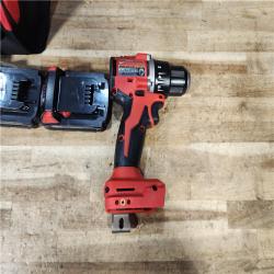 HOUSTON LOCATION - AS - IS Milwaukee 18V Lithium-Ion Brushless Cordless 1/2 in. Compact Drill/Driver Kit