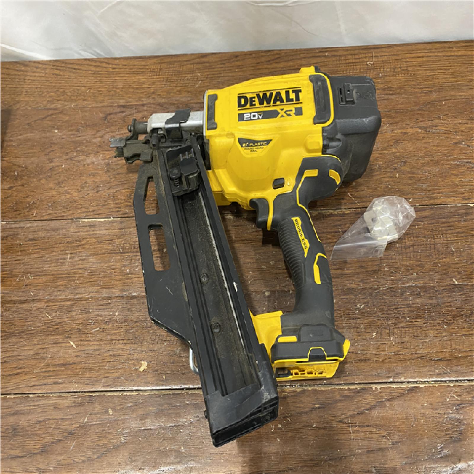 AS-IS DEWALT 20-Volt 21Â° Cordless Framing Nailer (Tool-Only)