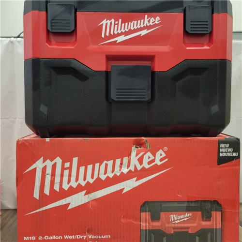 AS-IS  Milwaukee   M18 18-Volt 2 Gal. Lithium-Ion Cordless Wet/Dry Vacuum (Vacuum-Only)