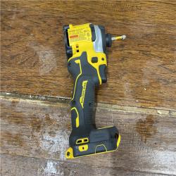 AS-IS DEWALT ATOMIC 20V MAX Lithium-Ion Cordless 1/4 in. Brushless Impact Driver Kit, 5 Ah Battery, Charger, and Bag