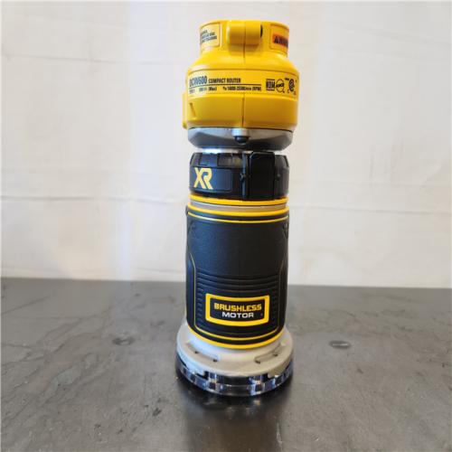 AS-IS- DEWALT 20V MAX XR Lithium-Ion Brushless Cordless Compact Router (Tool Only)