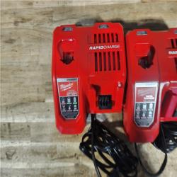 HOUSTON LOCATION - AS - IS MILWAUKEE BATTERY CHARGER PACK QTY - 2