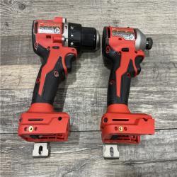 AS-IS Milwaukee 18-Volt Lithium-Ion Brushless Cordless Compact Hammer Drill/Impact Combo Kit