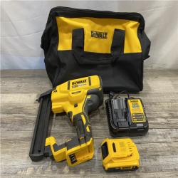 AS-IS DEWALT 20V MAX XR Lithium-Ion Cordless 18-Gauge Narrow Crown Stapler Kit