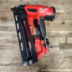 HOUSTON LOCATION - AS-IS (APPEARS LIKE NEW) Milwaukee 2841-20 18V Cordless Gen II 16 Gauge Angled Finish Nailer (Tool Only)