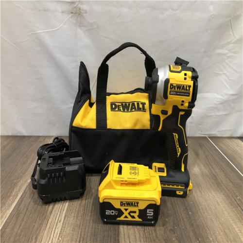 AS-IS DEWALT ATOMIC 20V MAX Lithium-Ion Cordless 1/4 in. Brushless Impact Driver Kit