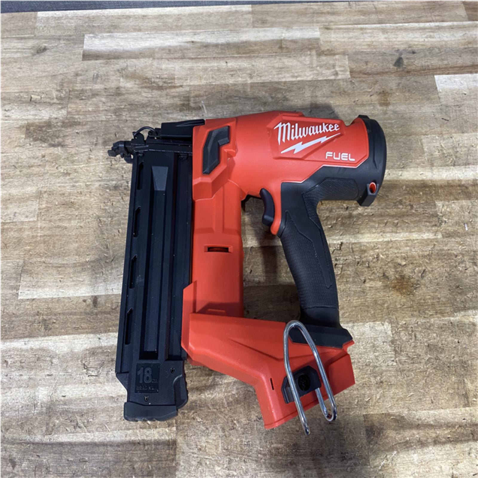 Houston Location AS-IS Milwaukee FUEL 18-Volt Lithium-Ion Brushless Cordless Gen II 18-Gauge Brad Nailer (Tool-Only)