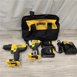 AS-IS DeWALT 20V MAX Cordless Drill Driver/Impact Driver Combo Kit