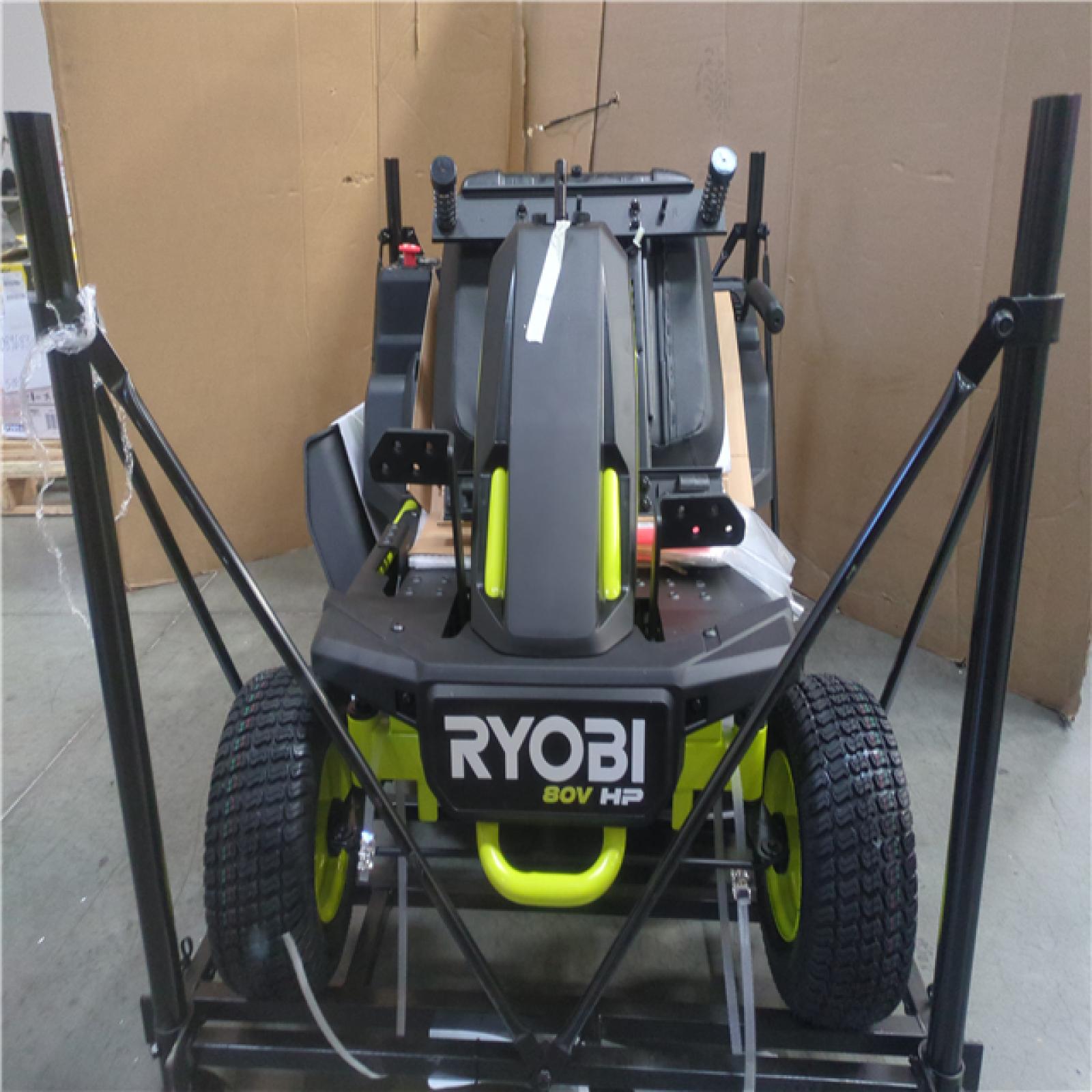 CALIFORNIA AS-IS RYOBI SITDOWN LAWNMOWER