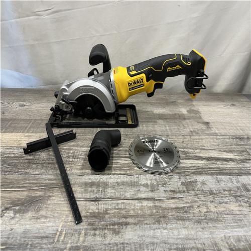 AS-IS DEWALT ATOMIC 20V MAX Cordless Brushless 4-1/2 in. Circular Saw (Tool Only)