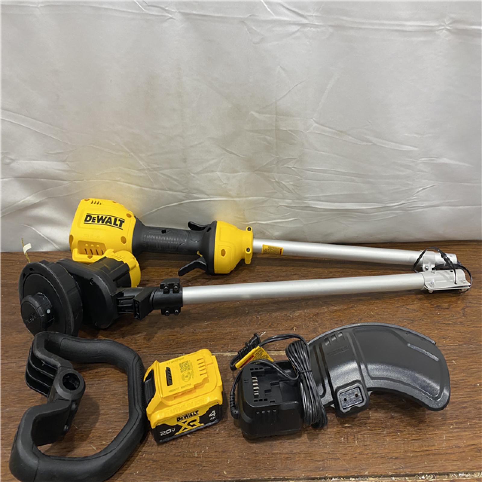 AS-IS 20V MAX 13 in. Cordless Battery Powered String Trimmer Kit with (1) 4 Ah Battery & Charger