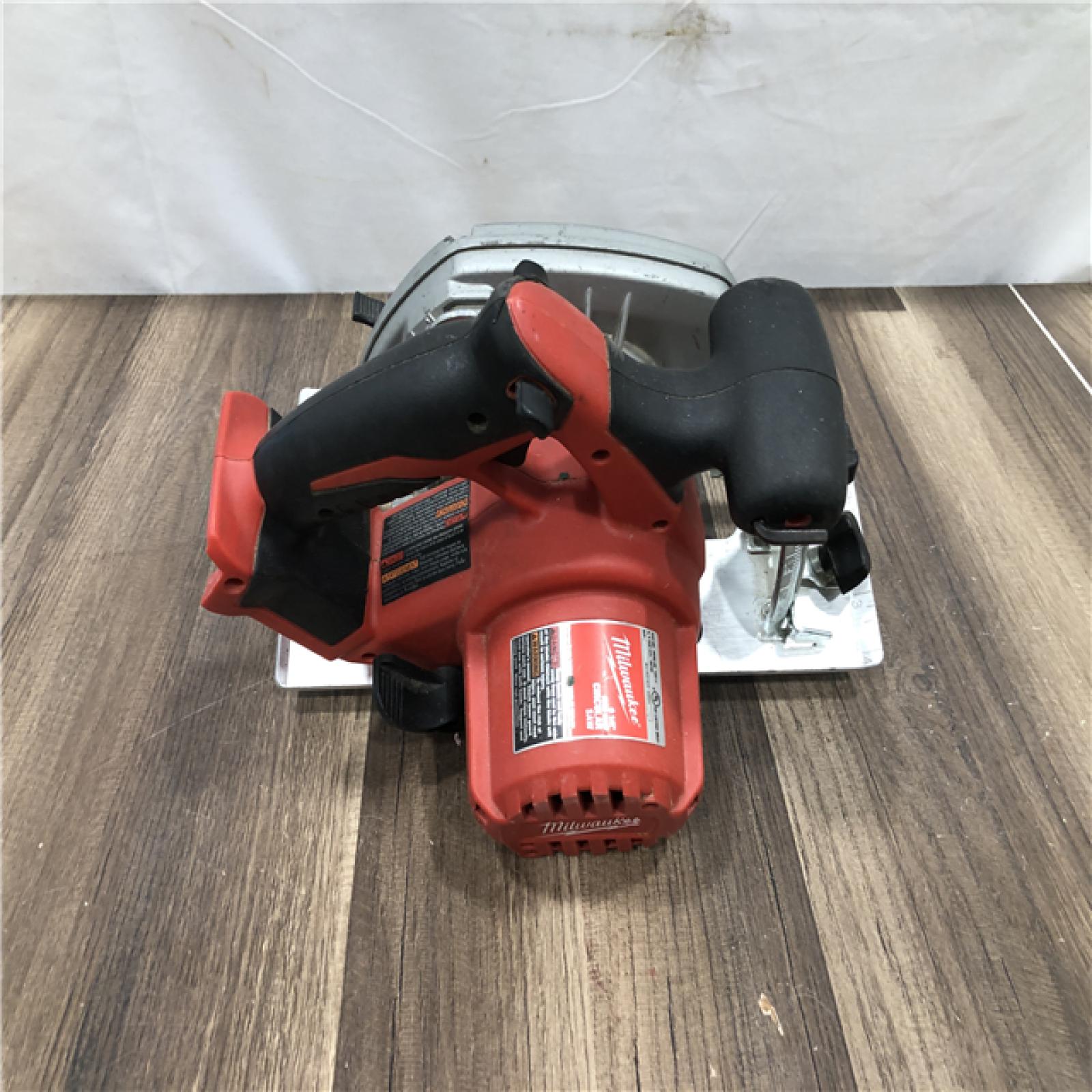 AS-IS Milwaukee 18V Lithium-Ion Cordless 6-1/2 in. Circular Saw (Tool-Only)