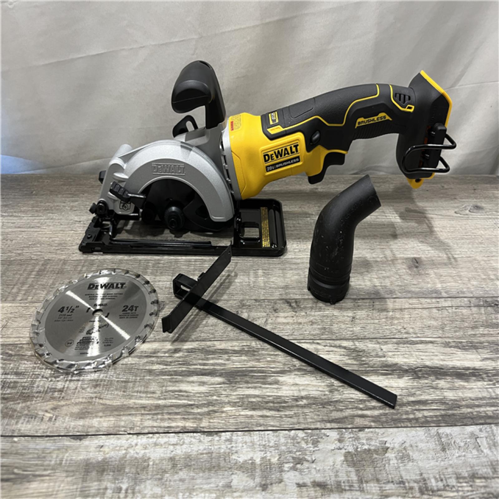 AS-IS DEWALT ATOMIC 20V MAX Cordless Brushless 4-1/2 in. Circular Saw (Tool Only)