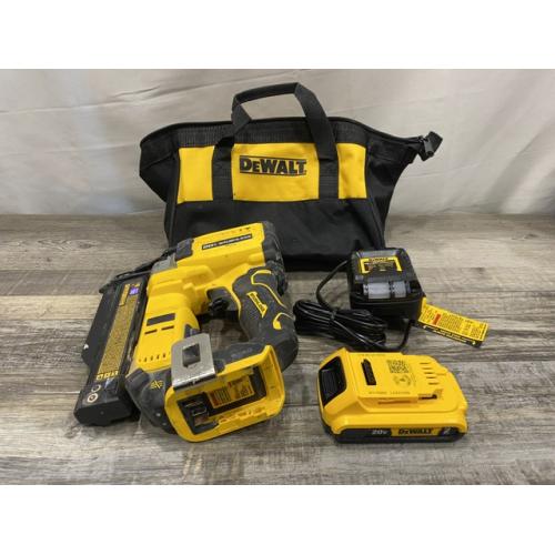 AS-IS DEWALT ATOMIC 20V MAX Lithium Ion Cordless 23 Gauge Pin Nailer Kit
