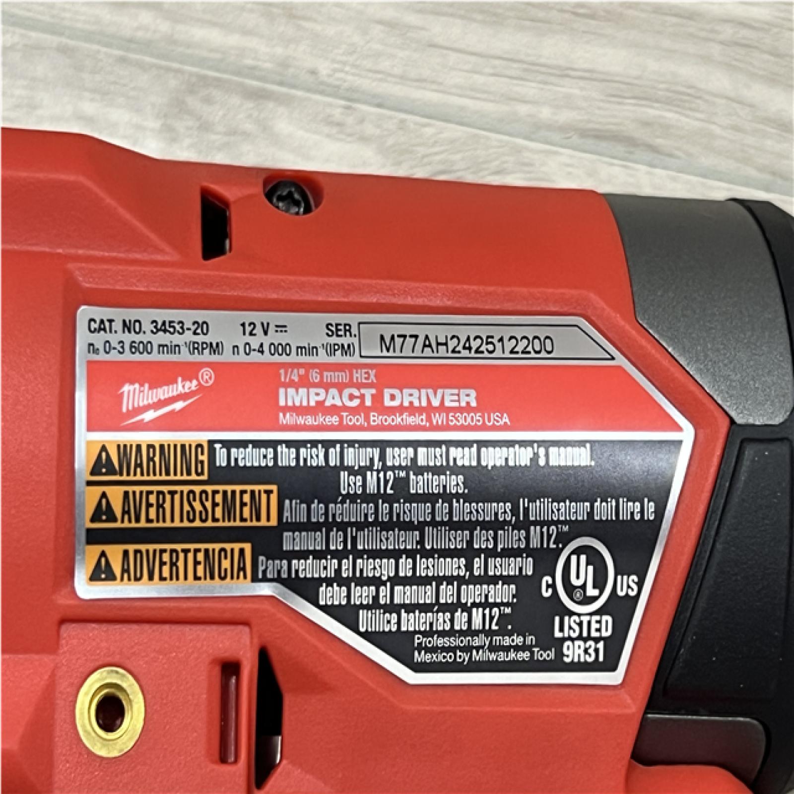AS-IS Milwaukee FUEL 12-Volt Lithium-Ion Brushless Cordless Hammer Drill and Impact Driver Combo Kit