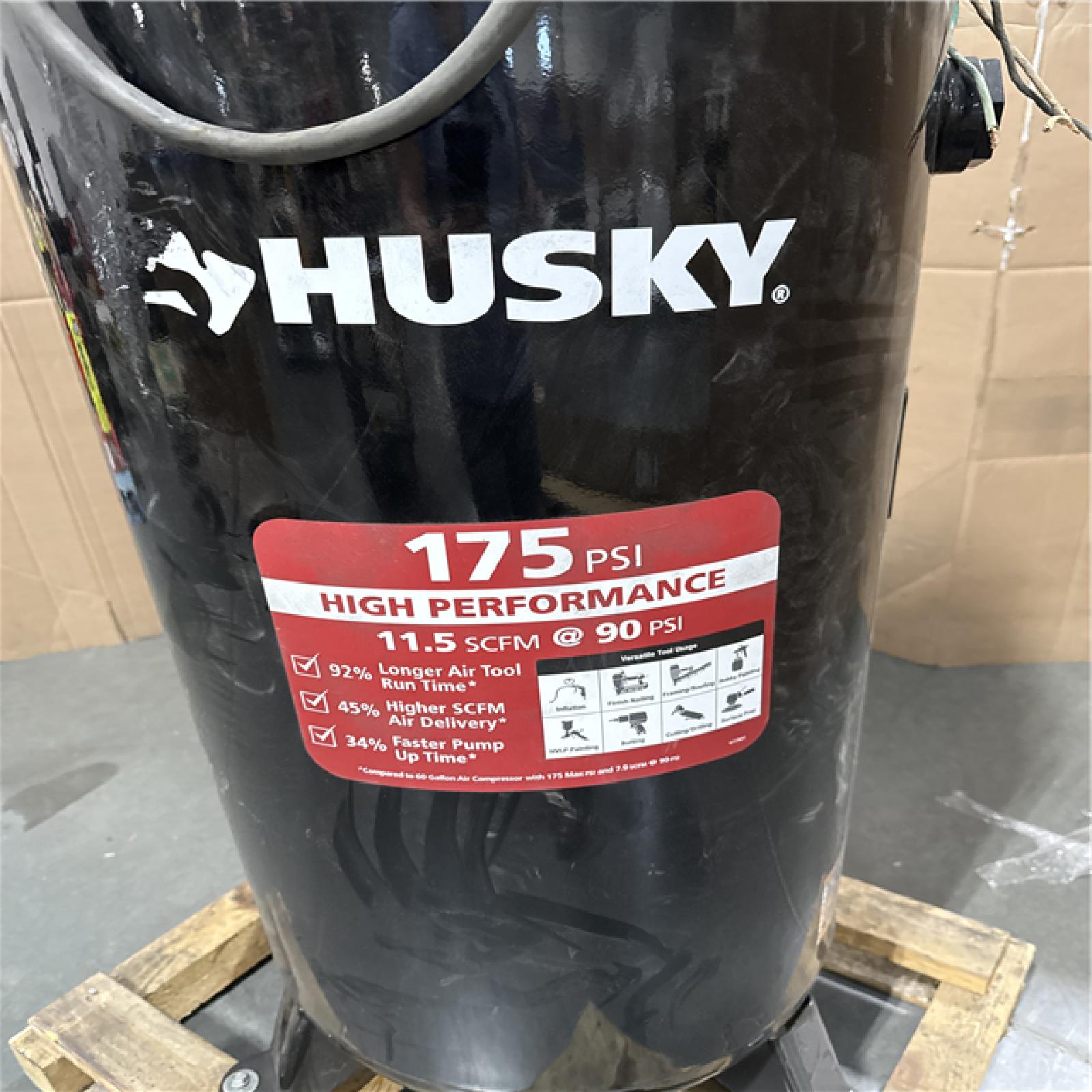 California AS-IS Husky 60 Gal Air Compressor