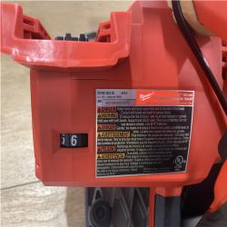 AS-IS Milwaukee FUEL 18V Lithium-Ion Cordless Brushless 6-1/2 in. Plunge Cut Track Saw (Tool-Only)