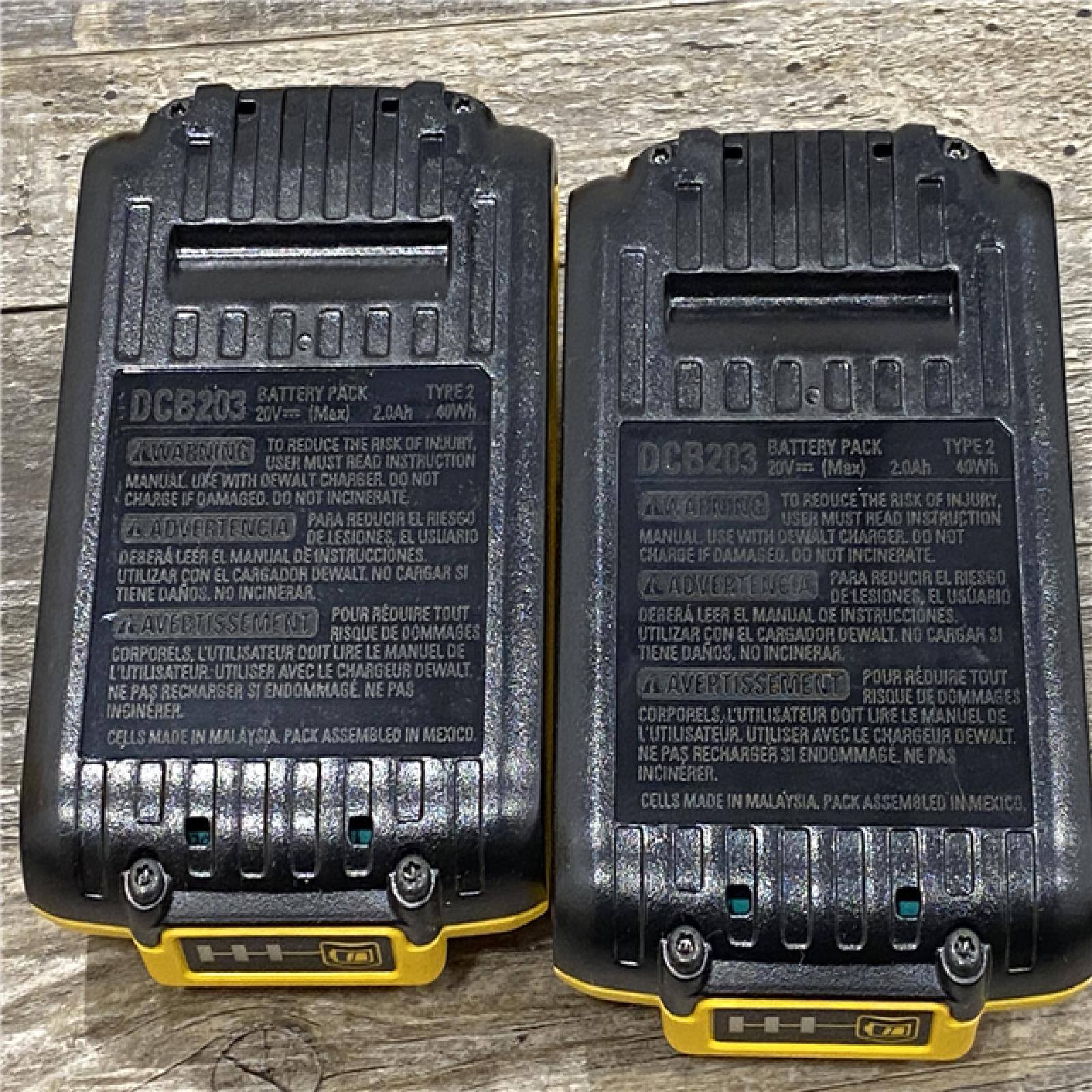 AS-IS DEWALT ATOMIC 20-Volt MAX Lithium-Ion Cordless Combo Kit