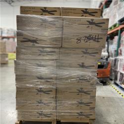DALLAS LOCATION - Hampton Bay 37849 Wellston II 44 in. LED Matte Black Ceiling Fan with Light Kit PALLET-(70 UNITS)