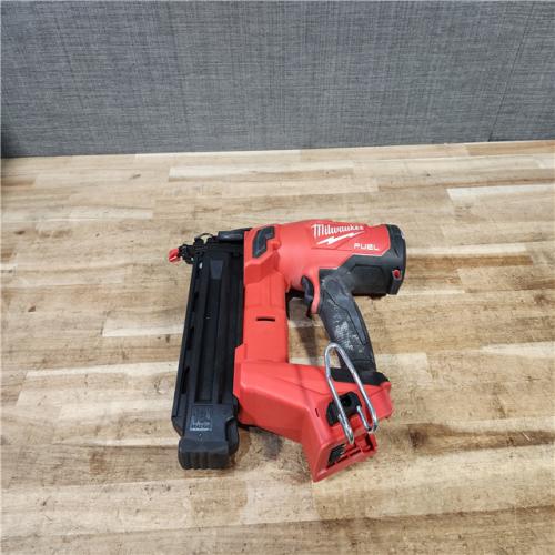 HOUSTON LOCATION - AS - IS Milwaukee FUEL 18-Volt Lithium-Ion Brushless Cordless Gen II 18-Gauge Brad Nailer (Tool-Only)