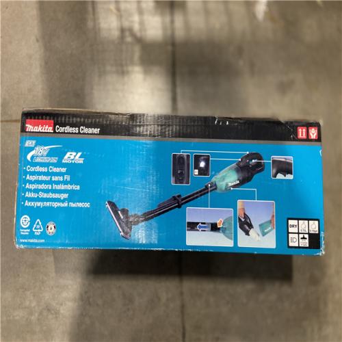 AS-IS - Makita 18-Volt LXT Lithium-ion Compact Bagless Cordless Brushless Cloth Filter Stick Vacuum, (Tool Only)