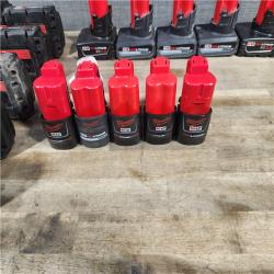 HOUSTON LOCATION - AS-IS MILWAUKEE BATTERY PACK QTY - 20