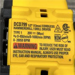 AS-IS DEWALT ATOMIC 20-Volt MAX Brushless Cordless 1/2 in. Hammer Drill (Tool-Only)