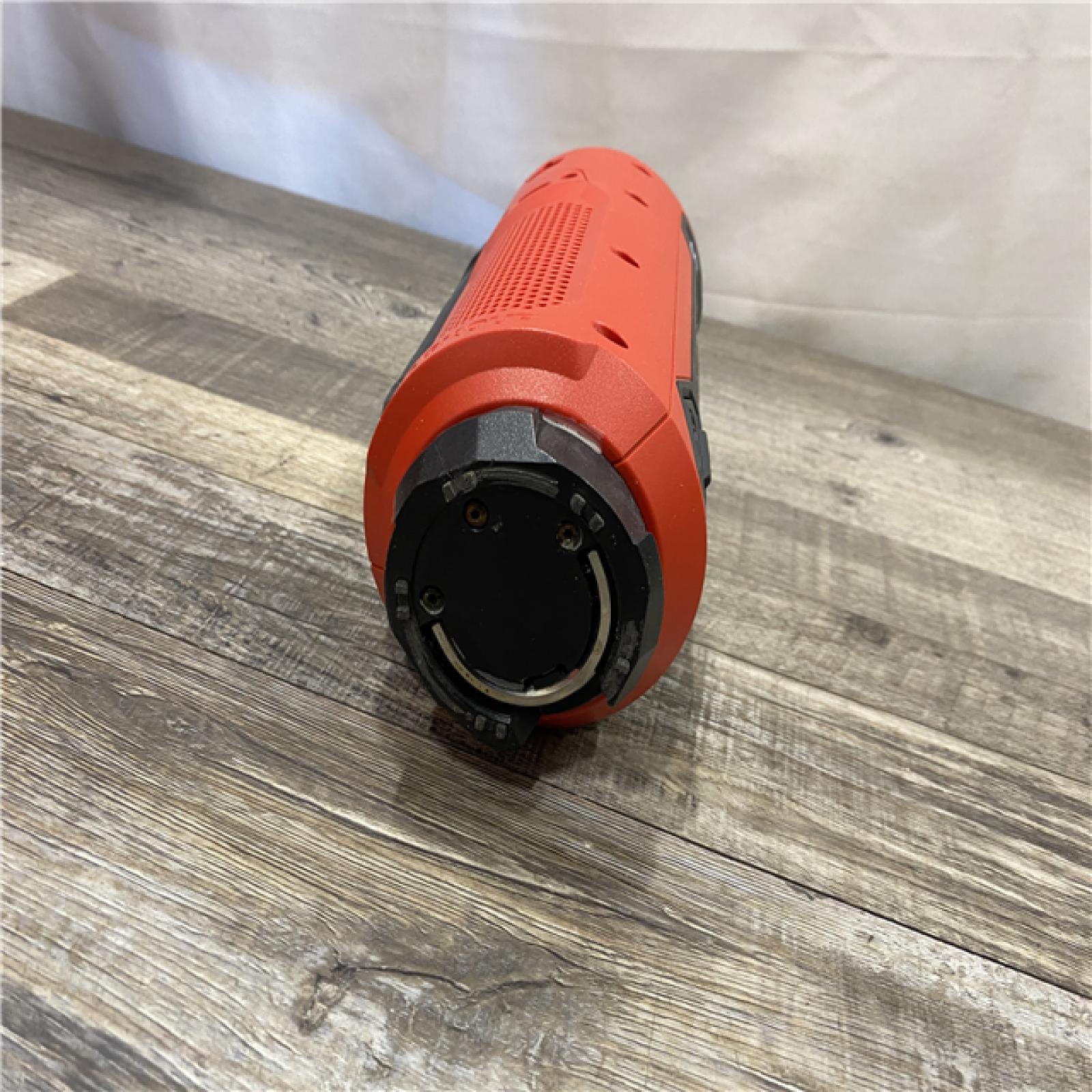 AS-IS Milwaukee 12-Volt Lithium-Ion Cordless Bluetooth Jobsite Speaker with PACKOUT Compatibility
