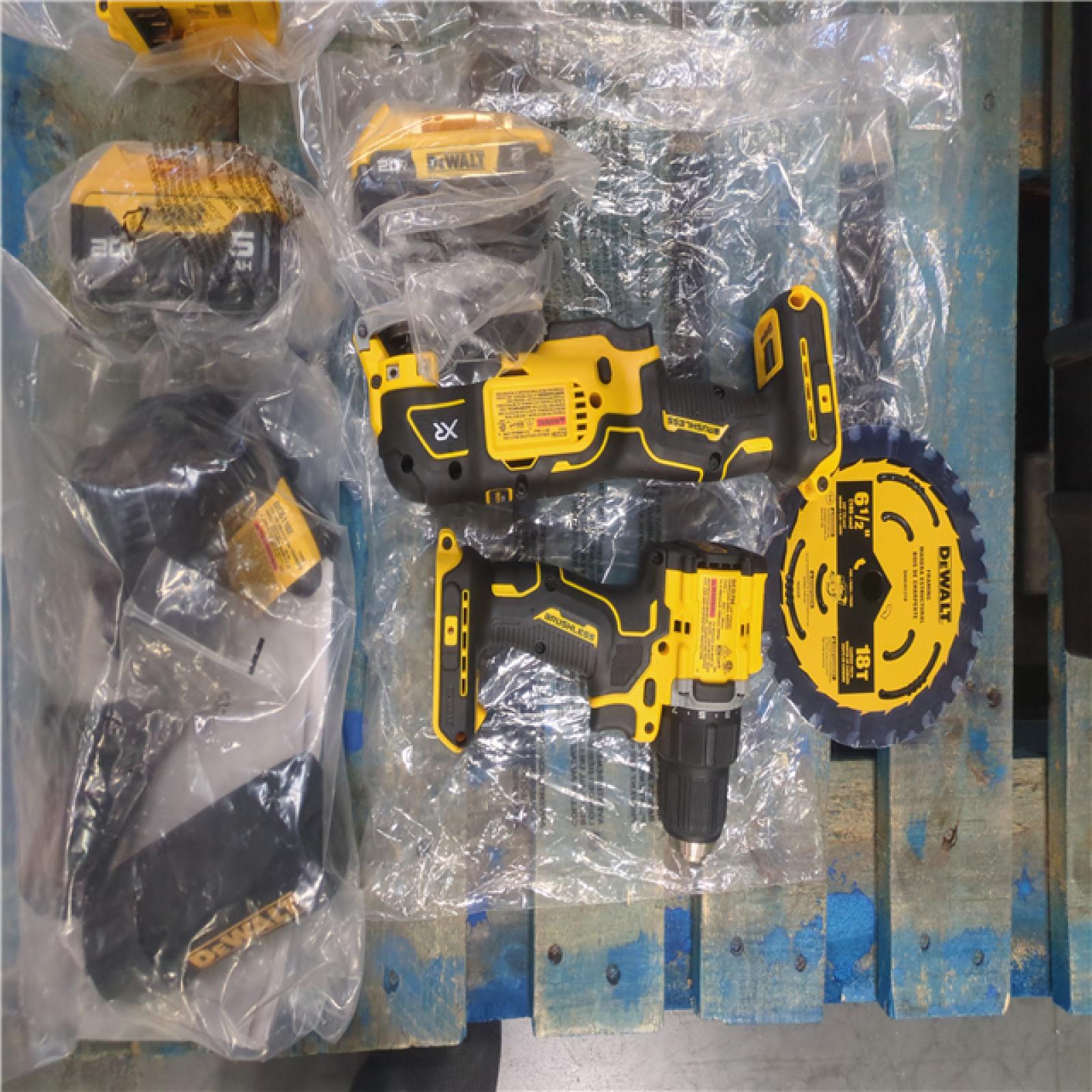 CALIFORNIA AS-IS DEWALT 20v 6 TOOL COMBO KIT