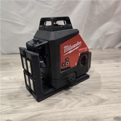AS-IS Milwaukee-3632-21 M12 Green Beam Laser 360° 3-Plane Kit