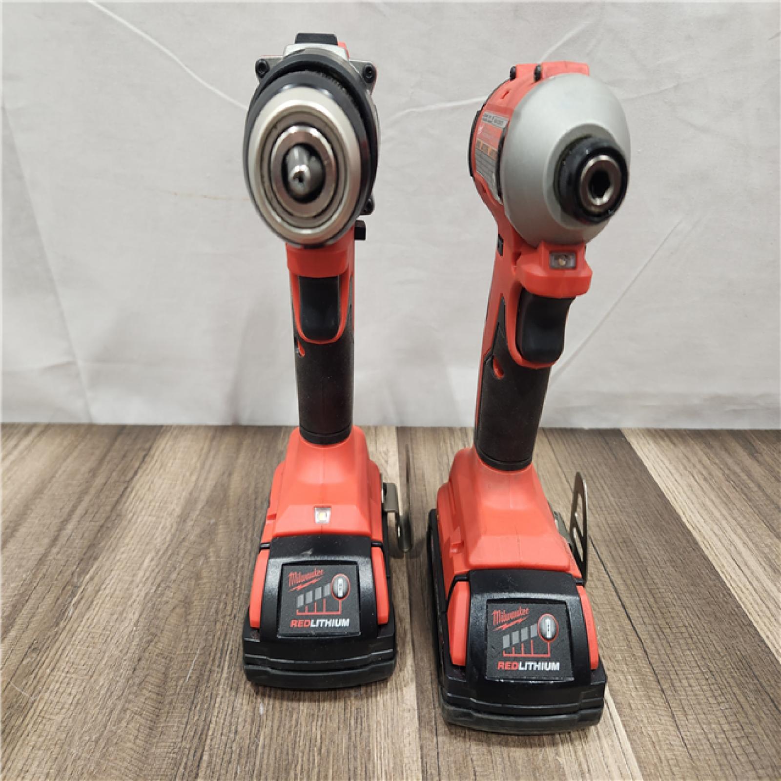 AS-IS- Milwaukee M18 Compact Brushless 2-Tool Combo Kit