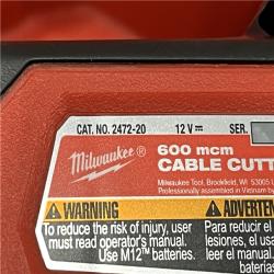 AS-IS Milwaukee 12V Lithium-Ion Cordless 600 MCM Cable Cutter Kit