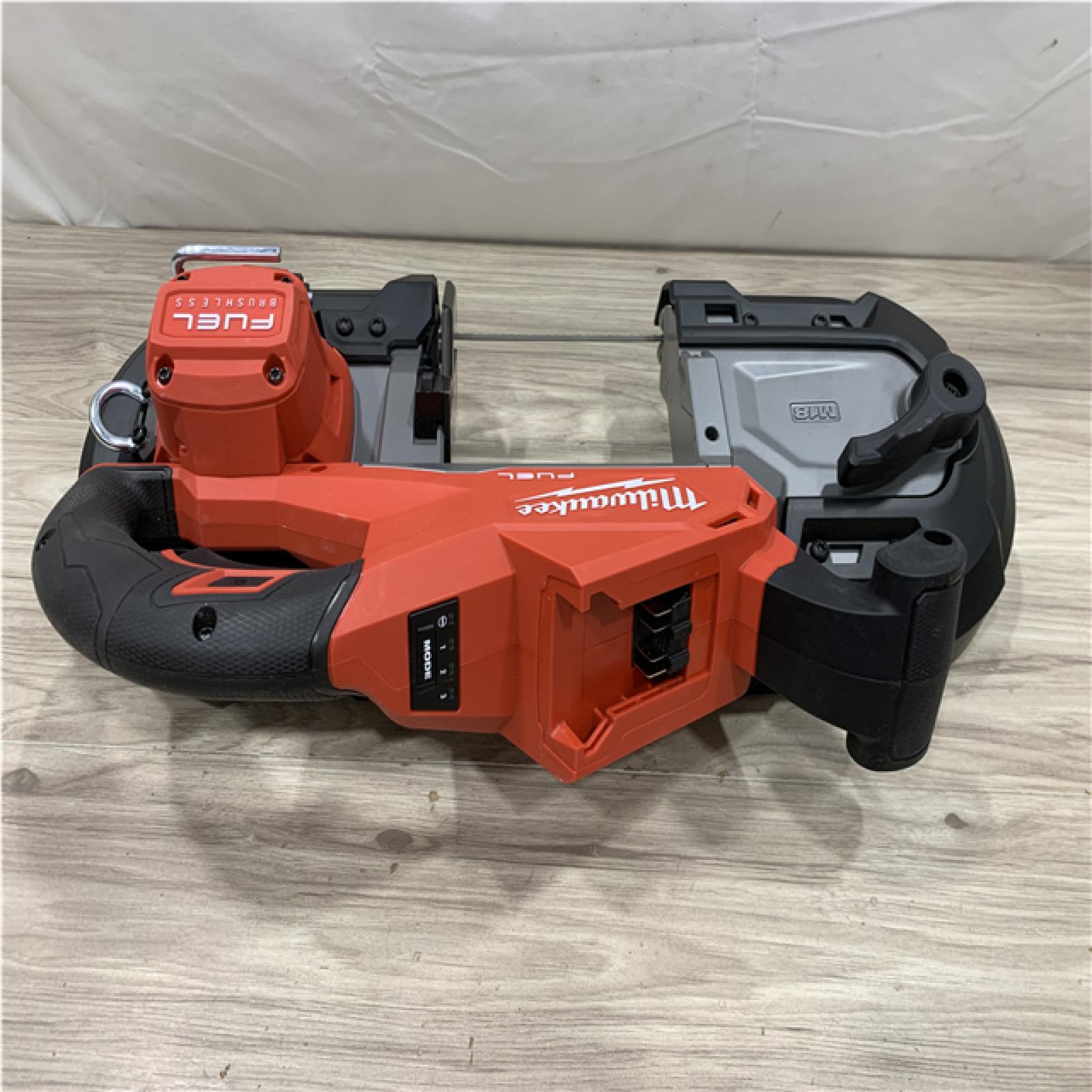 AS-IS Milwaukee FUEL 18V Lithium-Ion Brushless Cordless Deep Cut Band Saw (Tool-Only)