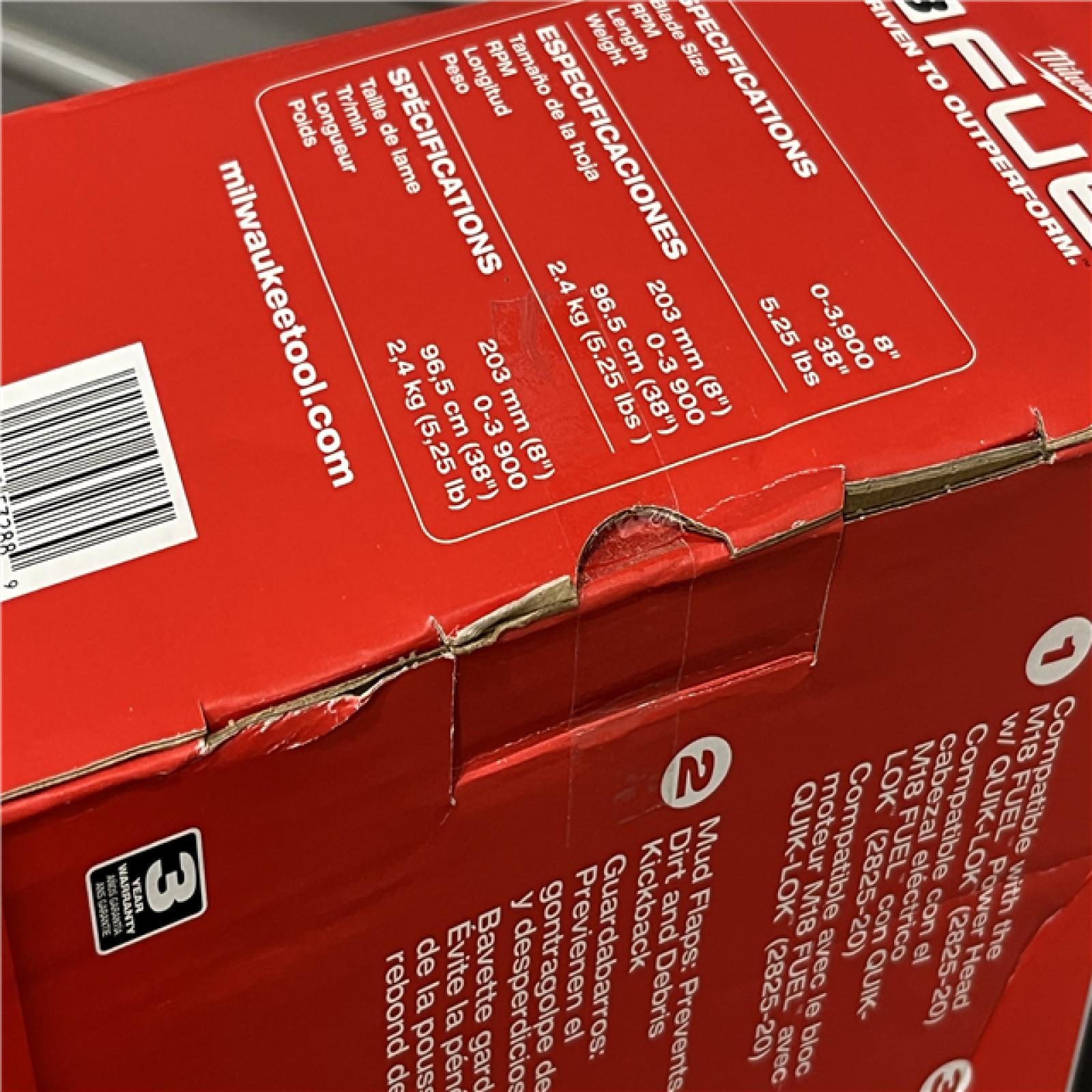 NEW - Milwaukee18 FUEL 8 in. Edger Attachment for  QUIK-LOK Attachment System