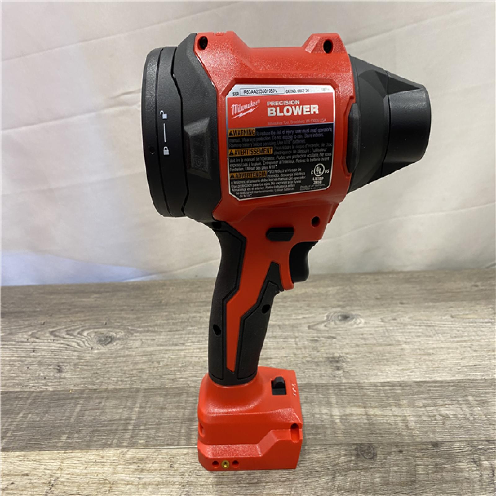 AS-IS Milwaukee 18V Lithium-Ion 570 MPH Brushless Cordless Precision Blower (Tool-Only)