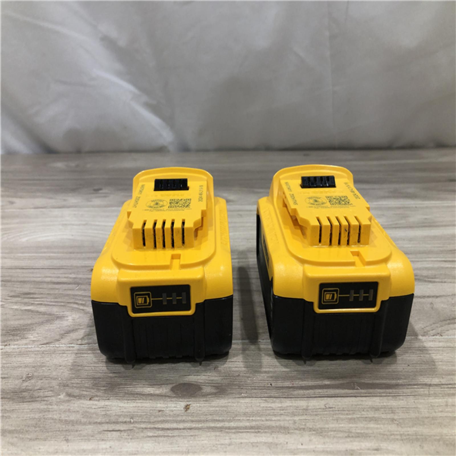 AS-IS DEWALT 20V MAX XR Premium Lithium-Ion 5.0Ah Battery Pack (2 Pack)