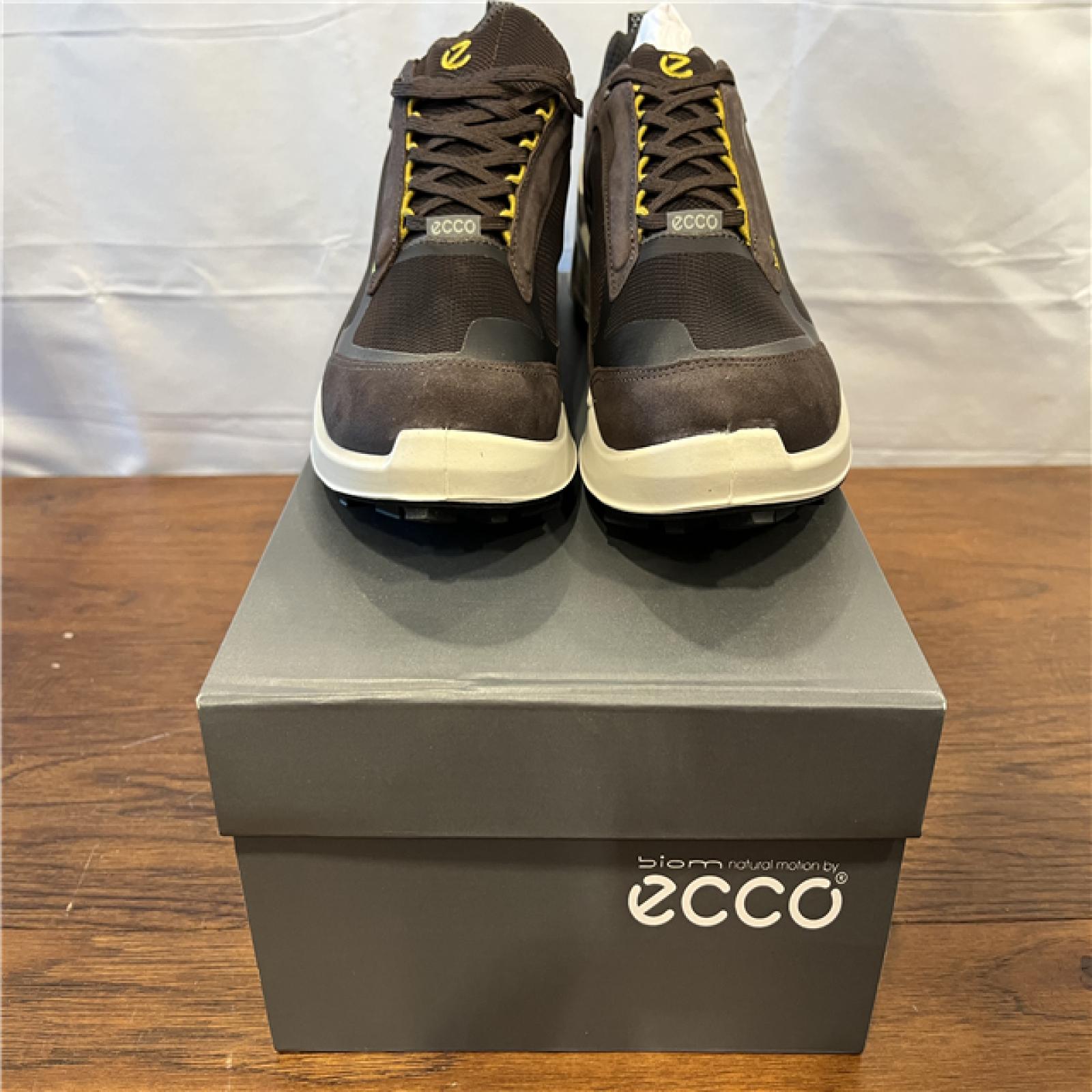 NEW! ECCO Sport Biom 2.1 X MTN Waterproof Low Sneaker Men's Shoes - Mocha/Mocha/Black - SZ 8-8.5