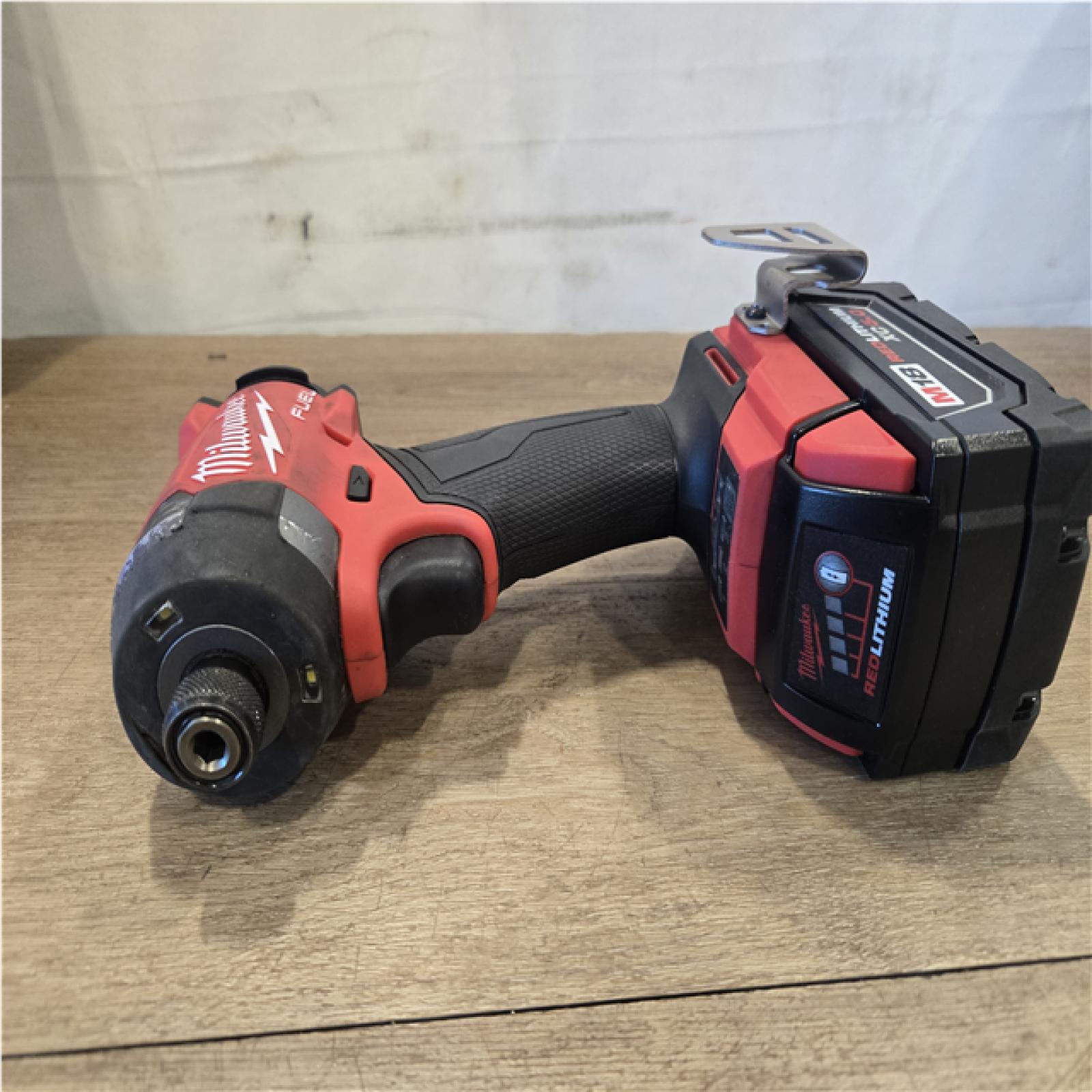 AS-IS Milwaukee FUEL 18V Lithium-Ion Brushless Cordless Hammer Drill and Impact Driver Combo Kit