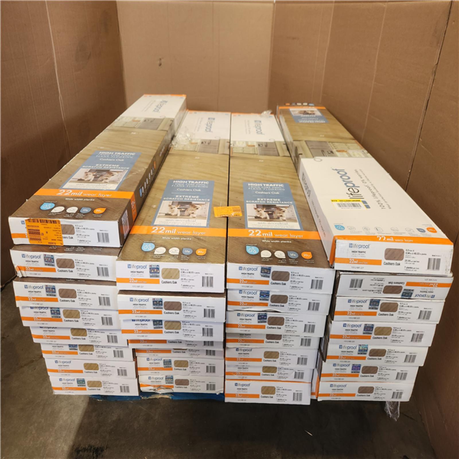 Phoenix NEW Lifeproof Cashiers Oak 22 MIL x 8.98 in. W x 48.03 in. L Waterproof Click Lock Vinyl Tile Flooring (628 sq. ft. /30 case)