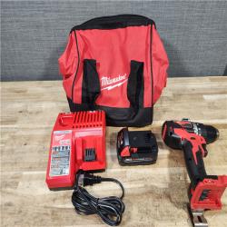 HOUSTON LOCATION - AS - IS Milwaukee 18V Lithium-Ion Brushless Cordless 1/2 in. Compact Drill/Driver with kit
