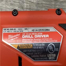 LIKE NEW - Milwaukee  FUEL 12V Lithium-Ion Brushless Cordless 4-in-1 Installation 3/8 in. Drill Driver Kit