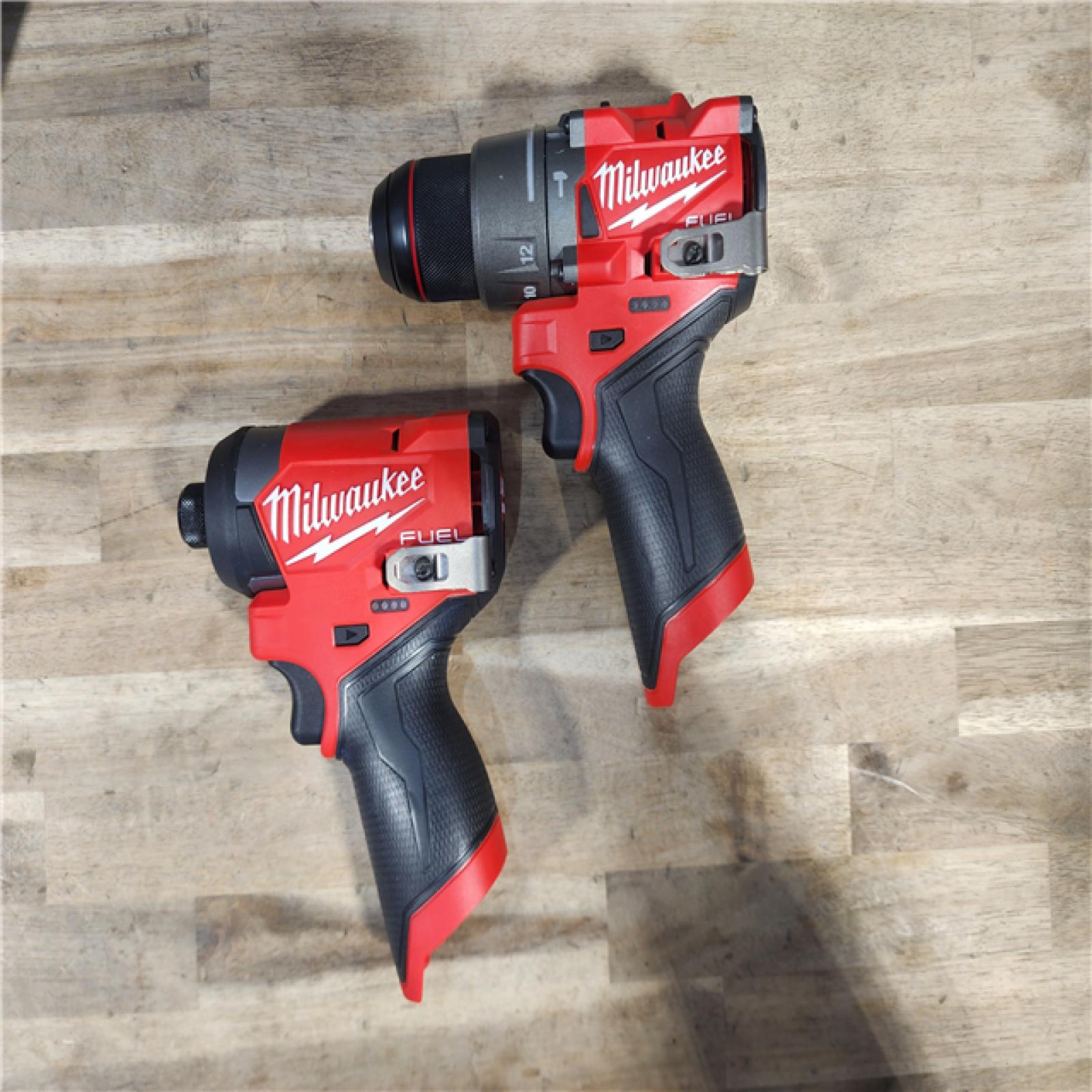 HOUSTON LOCATION - AS-IS (APPEARS LIKE NEW) Milwaukee 3497-22 12V Brushless Hammer Drill and Impact Driver Combo Kit