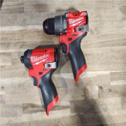 HOUSTON LOCATION - AS-IS (APPEARS LIKE NEW) Milwaukee 3497-22 12V Brushless Hammer Drill and Impact Driver Combo Kit