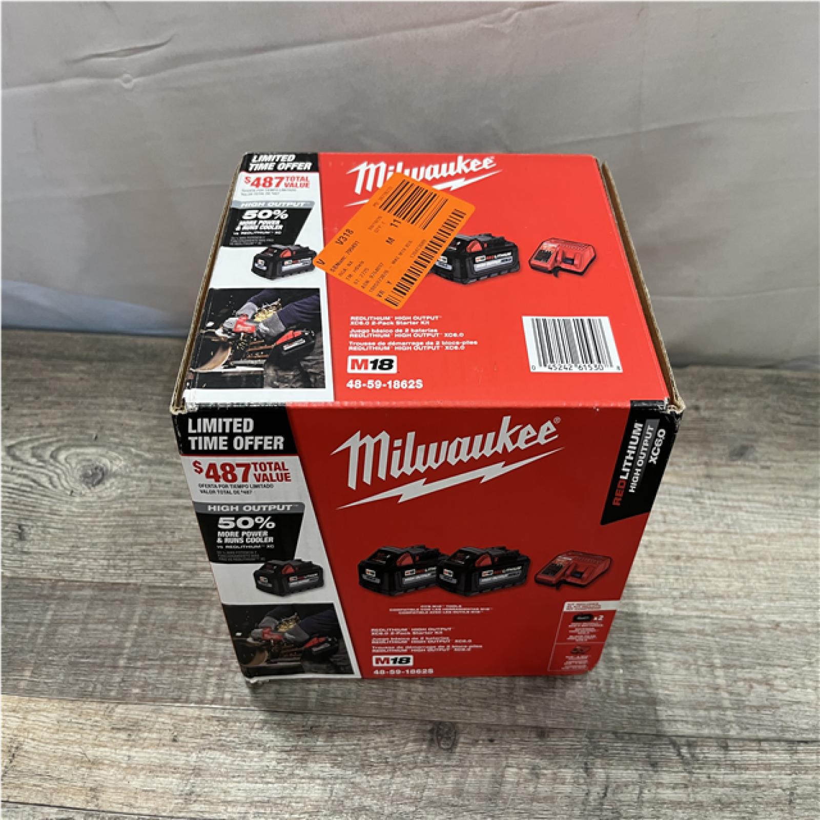 NEW - Milwaukee 18-Volt Lithium-Ion High Output Starter Kit