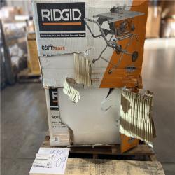 DALLAS LOCATION - RIDGID 15 Amp 10 in. Portable Corded Pro Jobsite Table Saw with Stand PALLET- (2 UNITS)