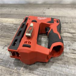AS-IS Milwaukee 12-Volt Lithium-Ion Cordless 3/8 in. Crown Stapler (Tool-Only)